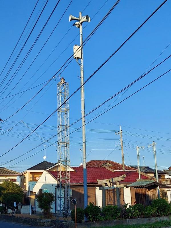 市内桑原地区にある火の見やぐらのような物件（その3）