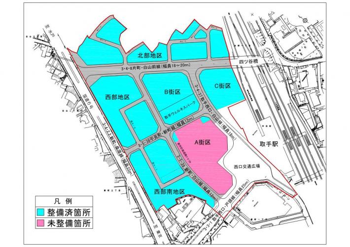 令和6年7月末の道路整備状況図