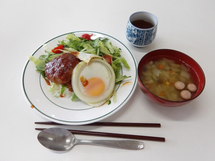 ロコモコ丼写真